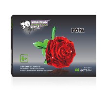 3D Crystal Puzzle Роза L 9001