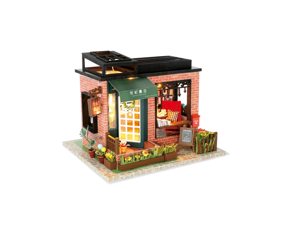 Румбокс Интерьерный конструктор Hobby Day DIY MiniHouse, Книжный магазин, C008 Румбокс Интерьерный конструктор Hobby Day DIY MiniHouse, Книжный магазин, C008