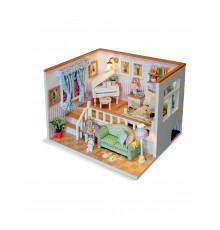 Румбокс Интерьерный конструктор Hobby Day DIY MiniHouse, Музыкальная комната, M026