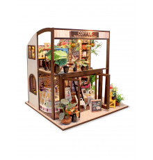 Румбокс Интерьерный конструктор Hobby Day DIY MiniHouse, COFFEE HOUSE, M027