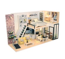 Румбокс Интерьерный конструктор Hobby Day DIY MiniHouse, Студия в стиле модерн, M038