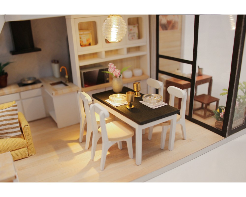 Румбокс Интерьерный конструктор Hobby Day DIY MiniHouse, Студия в стиле модерн, M038