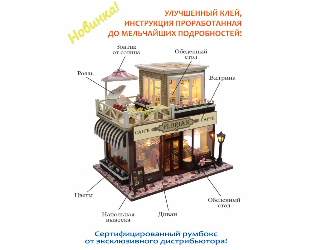 MiniHouse Серия: Известные кафе мира Caffe Florian PC2112 MiniHouse Серия: Известные кафе мира Caffe Florian PC2112