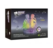 3D Crystal Puzzle Знаки Зодиака Близнецы со светом (9050A)