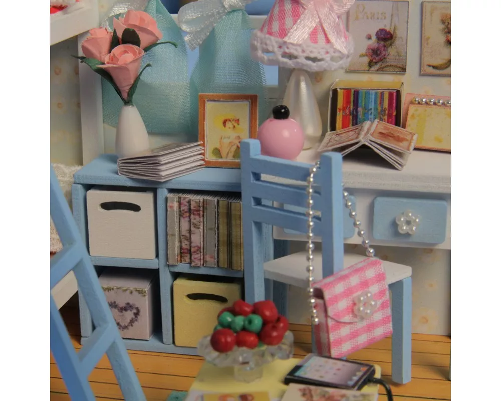 Румбокс Интерьерный конструктор Hobby Day DIY MiniHouse, Комната девчонок, D014