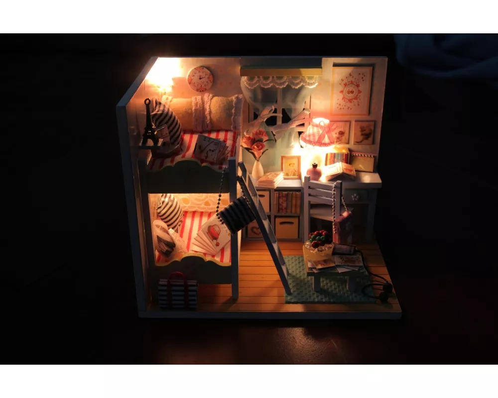Румбокс Интерьерный конструктор Hobby Day DIY MiniHouse, Комната девчонок, D014