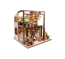 Румбокс Интерьерный конструктор Hobby Day DIY MiniHouse, COFFEE HOUSE, M027