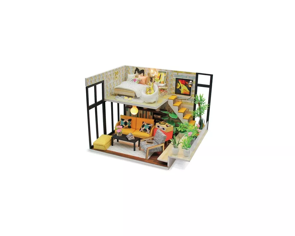 Румбокс Интерьерный конструктор Hobby Day DIY MiniHouse, Эколофт, M031 Румбокс Интерьерный конструктор Hobby Day DIY MiniHouse, Эколофт, M031